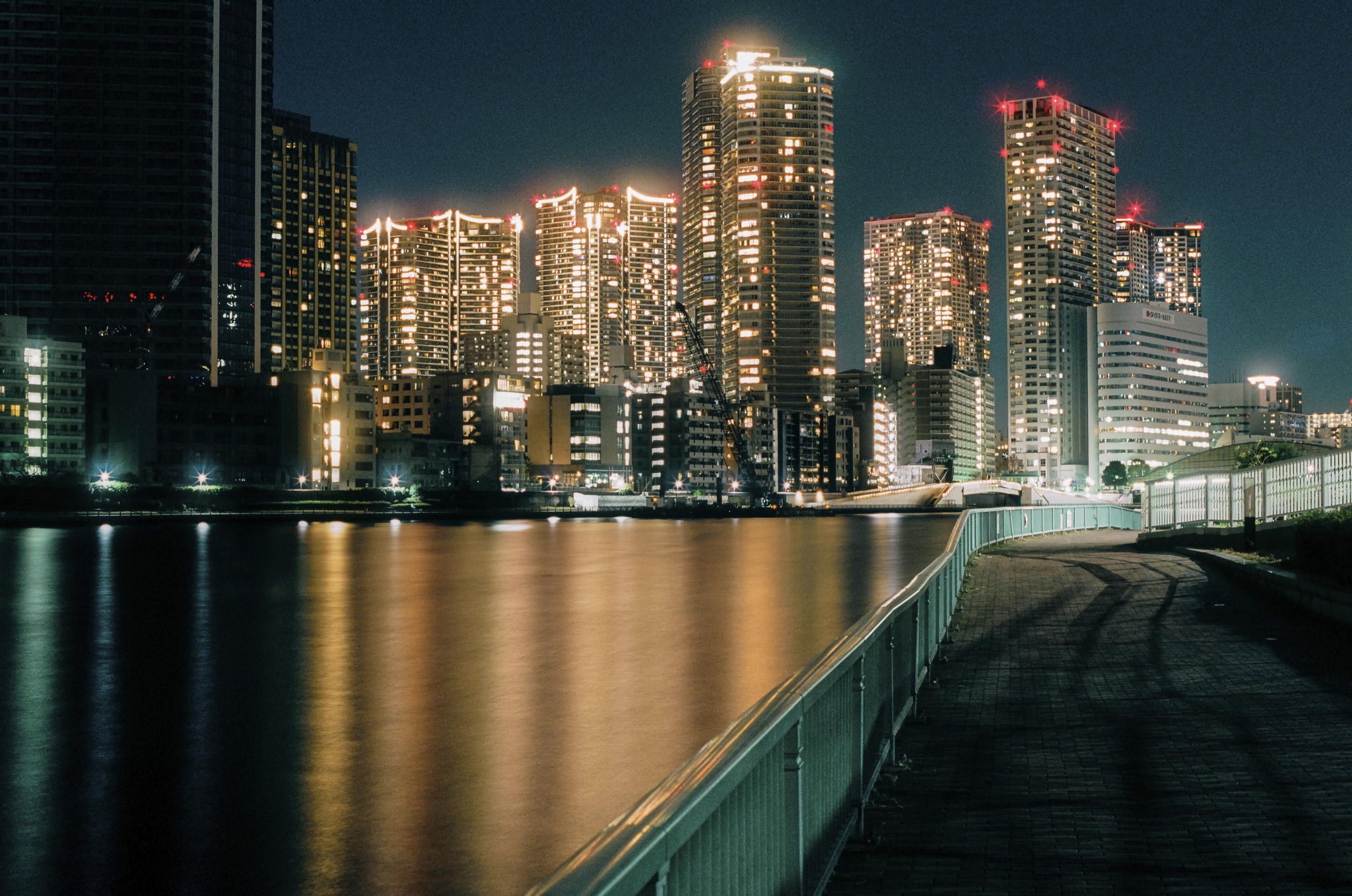 View on Sumida River and Kachidoki
