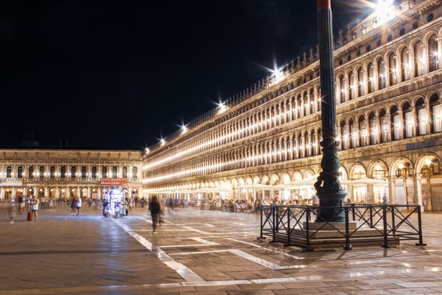 Piazza San Marco at night